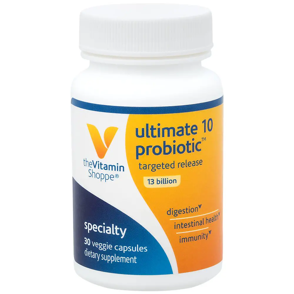 Ultimate 10 Probiotic, 13 Billion, Shelf Stable Probiotic, No ...