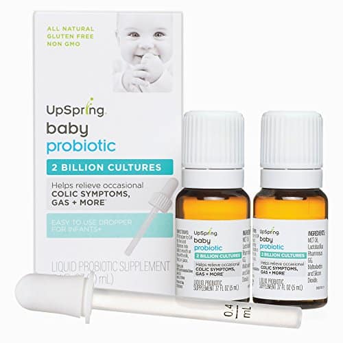 UpSpring Baby Probiotic Liquid Drops 10ml to Help Soothe Colic, Gas ...