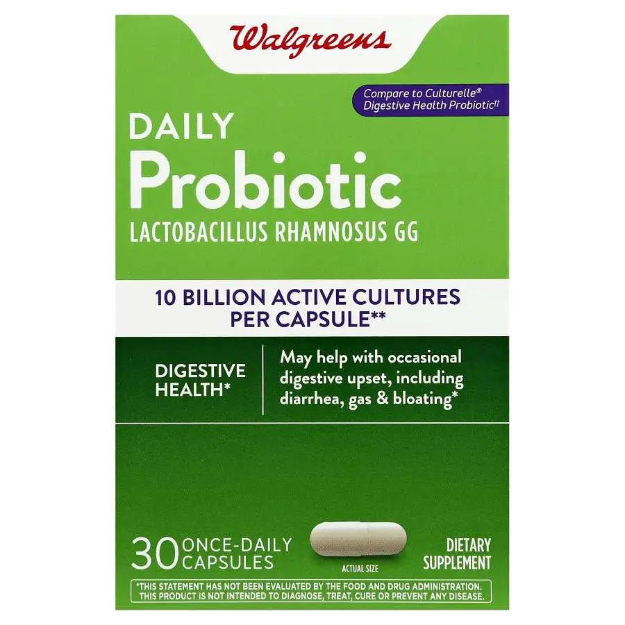Walgreens Digestive Health Probiotic Capsules
