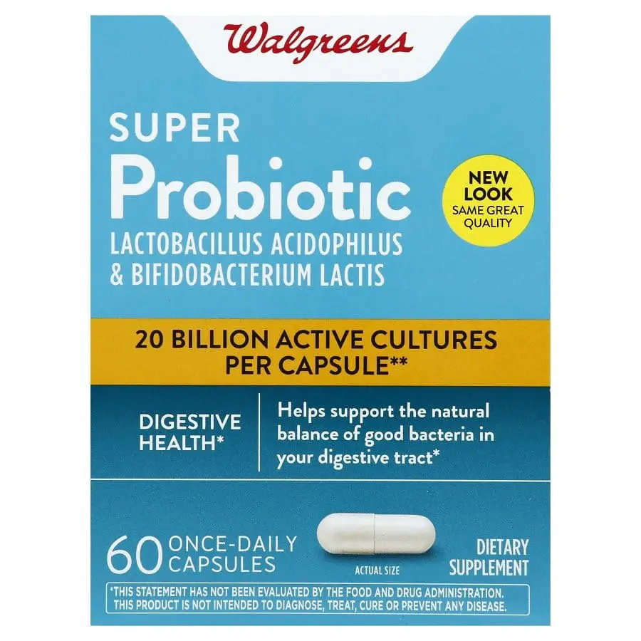 Walgreens Super Probiotic Digestive Support Capsules